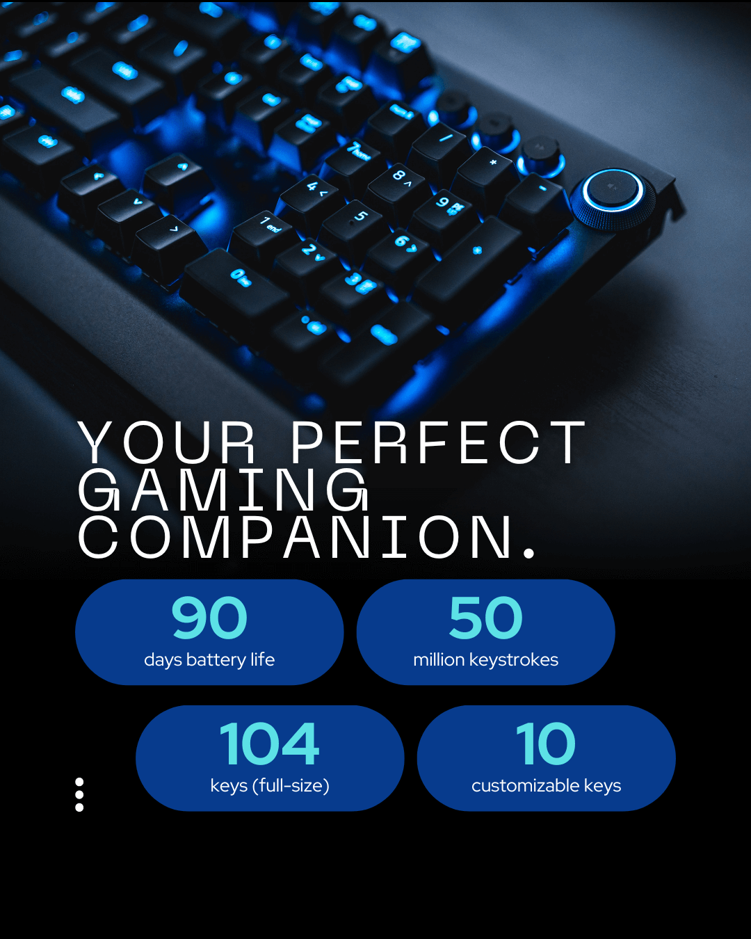 Gaming Keyboard Instagram post (portrait)