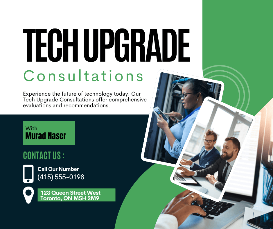 Tech Upgrade Consultations Facebook Post